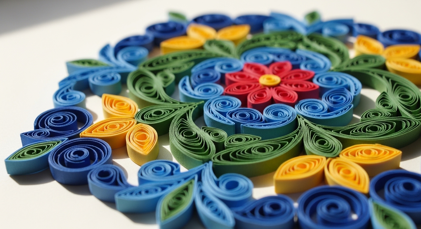 Paper Quilling: Seni Menggulung Kertas Jadi Ornamen Cantik