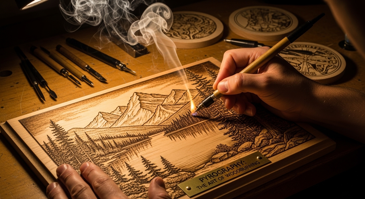 Pyrography: Seni Membakar Kayu untuk Lukisan dan Dekorasi
